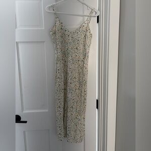 NWOT Rhythm Cream Floral Midi Dress